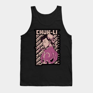 Chun Li CHINA Street Fighter fan art Tank Top